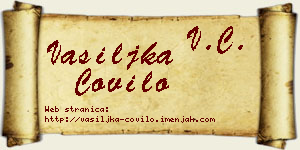 Vasiljka Čovilo vizit kartica